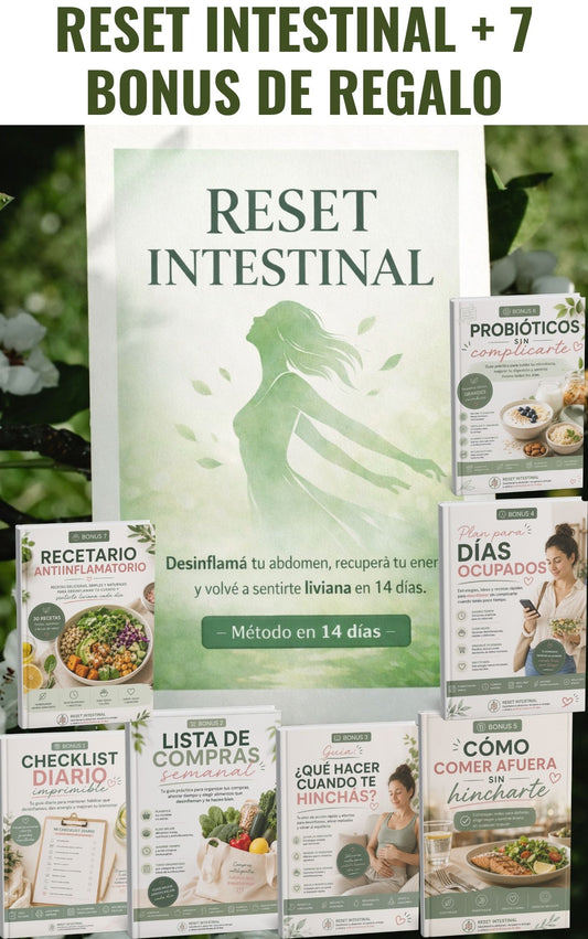 🌿Reset Intestinal: desinflamá tu abdomen y recuperá tu energía en 14 días